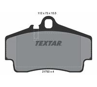 Pastiglie freno 2179203 TEXTAR per PORSCHE 911 Cabriolet BOXSTER 911 911 Targa