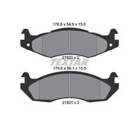 Set di pastiglie freno TEXTAR 2182001, anteriore