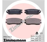 Pastiglie freno 21840.145.1 ZIMMERMANN per MITSUBISHI PAJERO II L400 Furgone