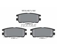 Pastiglie freno 2184002 TEXTAR per MITSUBISHI PAJERO II L400 Autobus