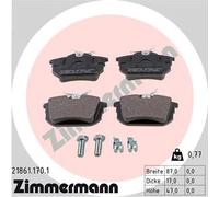 ZIMMERMANN 21861.170.1 Kit pastiglie freni