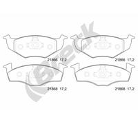 Pastiglie freno 21866 10 702 00 BRECK per VW SEAT SKODA