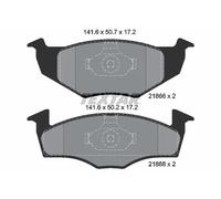 Set di pastiglie freno TEXTAR 2186602, anteriore