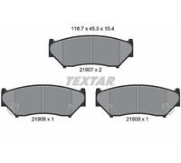 Textar Kit pastiglie freno 2190701 – Freno a disco anteriore per Suzuki Grand Vitara I
