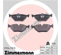 Pastiglie freno 21934.170.9 ZIMMERMANN per SAAB BMW ROVER MG