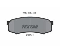 Set di pastiglie freno TEXTAR 2194701, posteriore