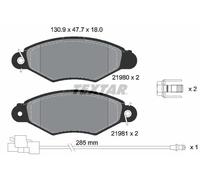 TEXTAR 2198009 Kit pastiglie freni