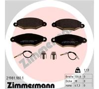ZIMMERMANN 21981.180.1 Kit pastiglie freni
