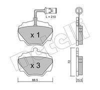 Pastiglie freno 22-0353-1 METELLI per LAND ROVER RANGE ROVER I DISCOVERY I