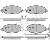 Pastiglie freno 22-0536-0 METELLI per FORD TRANSIT Autobus TRANSIT Furgone