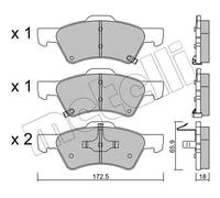 Pastiglie freno 22-0623-0 METELLI per CHRYSLER VOYAGER IV
