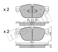 Pastiglie freno 22-0854-0 METELLI per PEUGEOT CITROËN DS