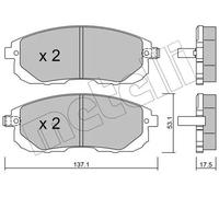 Metelli 'Nissan Cube (Z12) : 1.5 Dci 22-0876-1