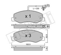 Metelli 'Opel Lcv / Renault Lcv, Truckmaster Iv : 2.3 Dci 22-0900-0