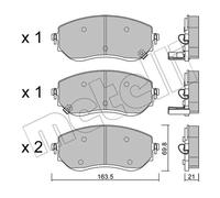 METELLI 22-1191-0 Kit pastiglie freni
