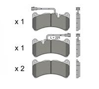 METELLI 22-1201-2 Kit pastiglie freni
