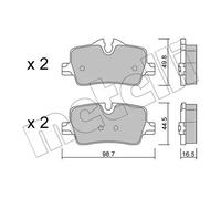 METELLI 22-1264-0 Kit pastiglie freni