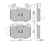 Pastiglie freno 22-1388-0 METELLI per MERCEDES-BENZ GLC GLC Coupe