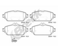 Pastiglie freno 22031 00 701 10 BRECK per MERCEDES-BENZ CLASSE C T-Model
