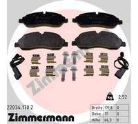 ZIMMERMANN 22034.170.2 Kit pastiglie freni