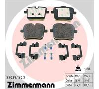 Pastiglie freno 22039.180.2 ZIMMERMANN per BMW ALPINA ROLLS-ROYCE