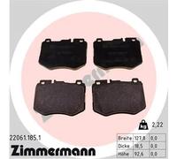 Pastiglie freno 22061.185.1 ZIMMERMANN per MERCEDES-BENZ CLASSE C T-Model GLC