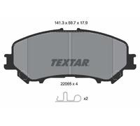 Pastiglie freno 2206501 TEXTAR per NISSAN RENAULT