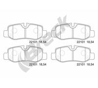 Pastiglie freno 22101 00 703 00 BRECK per MERCEDES-BENZ CLASSE V VITO Furgone