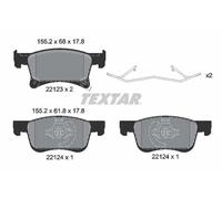 Textar 2212301 Kit Pastiglie Freno Freni a Disco Frontale per Opel Adam Corsa E