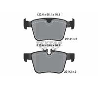 Textar Kit pastiglie freni 2214101 per Volvo XC90 II (256) e Jaguar XE (X760)