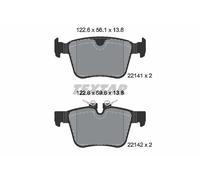 TEXTAR 2214103 Kit pastiglie freni