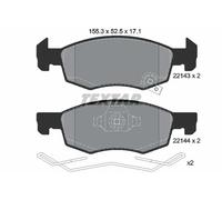 Pastiglie freno 2214301 TEXTAR per OPEL CORSA E CORSA E Furgone/hatchback