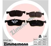 Pastiglie freno 22145.180.1 ZIMMERMANN per JAGUAR LAND ROVER