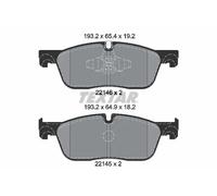 Set di pastiglie freno TEXTAR 2214601, anteriore