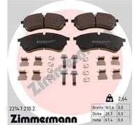 ZIMMERMANN 22147.210.2 Kit pastiglie freni