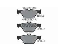 TEXTAR 2215801 Kit pastiglie freni