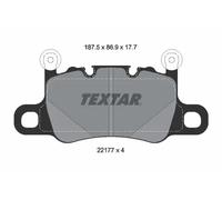 Textar Kit pastiglie freni 2217701 – Posteriore per Porsche 718/911 (992) 2021-2024