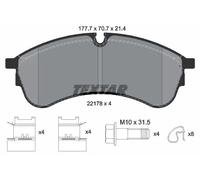 TEXTAR 2217801 Kit pastiglie freni
