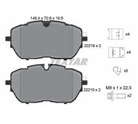 2221801 - PASTIGLIE FRENO Anteriore TEXTAR Q+ PEUGEOT 3008 308 II Station Wagon