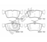BRECK 22231 00 702 00 Kit pastiglie freni