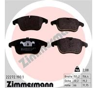 ZIMMERMANN 22272.190.1 Kit pastiglie freni