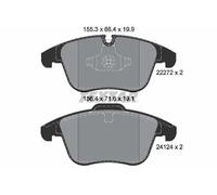 Textar 2227201 Kit Pastiglie Freno a Disco Frontale per JAGUAR S-TYPE Xe XF