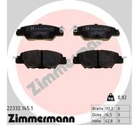ZIMMERMANN 22332.145.1 Kit pastiglie freni