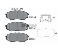 Textar Set pastiglie freno 2237801 anteriore