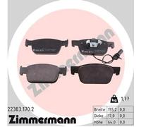 ZIMMERMANN 22383.170.2 Kit pastiglie freni Anteriore per AUDI A5 Sportback (8TA)