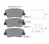 Textar Kit pastiglie freni 2241801 posteriore per Hyundai H350