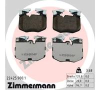 Kit dischi freno + Pastiglie Ant Zimmermann per BMW 3 G20 G80 G28 318 r2h #7j