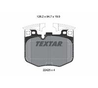 Pastiglie freno 2242501 TEXTAR per BMW TOYOTA ALPINA