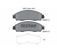 Textar 2243901 Kit Pastiglie Freno a Disco Frontale per Renault Alaskan Nissan