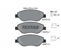 Textar Set pastiglie freno 2247601 – anteriore